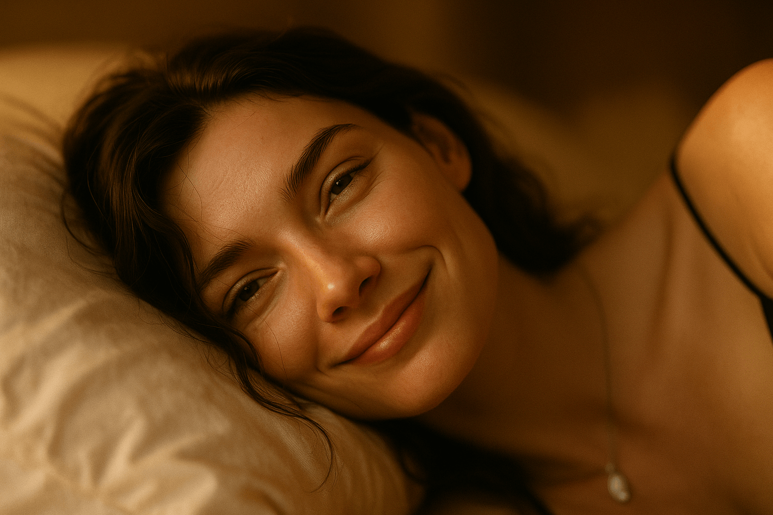 Alice lying on a pillow